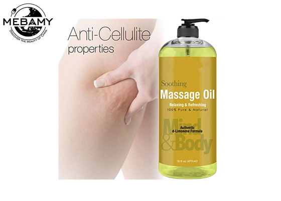 Huile naturelle de massage de soins de la peau de 100%, huiles essentielles de détente pour le massage 