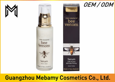 Les lignes fines réduisent le sérum organique de visage, sérum de venin d'abeille avec du miel actif de Manuka