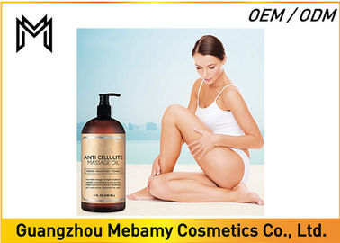 Anti huile de massage de soins de la peau de cellulites, huile naturelle de massage de corps pour les femmes