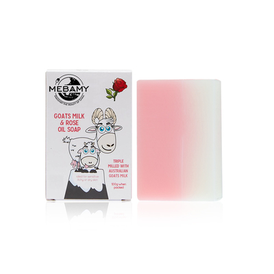 Lait Rose Soap For All - peau de chèvre de marque de distributeur blanchissant l'emballage fait sur commande