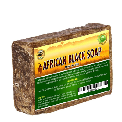 Savon naturel de MSDS 100% Shea Butter Africa Black Bar pour Dull Dry Skin