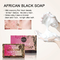Le savon de noir de l'Afrique de marque de distributeur pour des éruptions de peau sèche d'acné marquent le retrait
