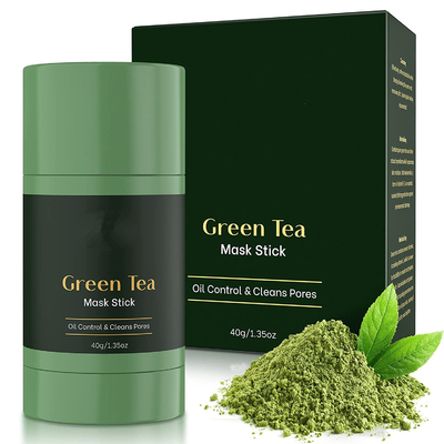 Bâton naturel de masque protecteur de thé vert pour l'Anti-acné de blanchiment de nettoyage